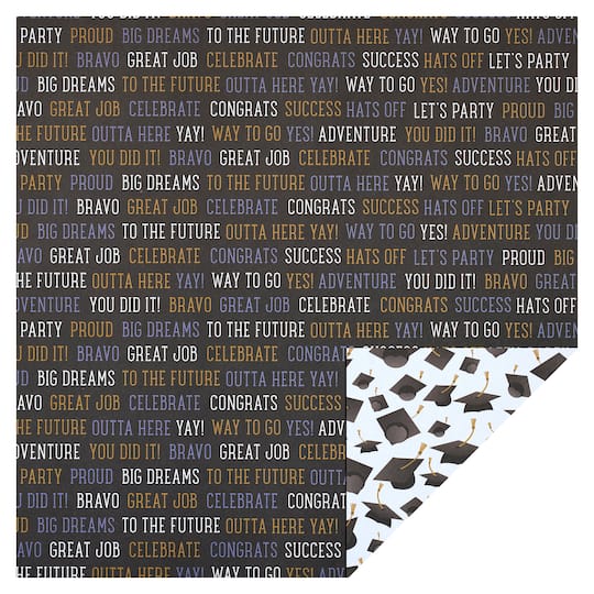 Graduation Double-Sided Cardstock Paper by Recollections™, 12" x 12"